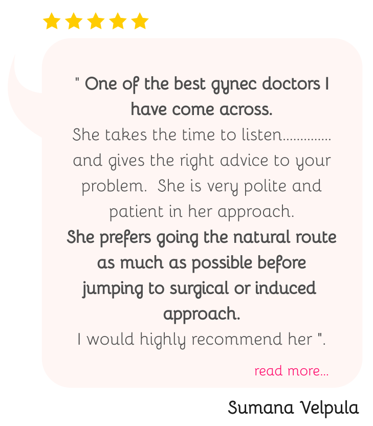 Anusha Women & Fertility center, Testimonial 8