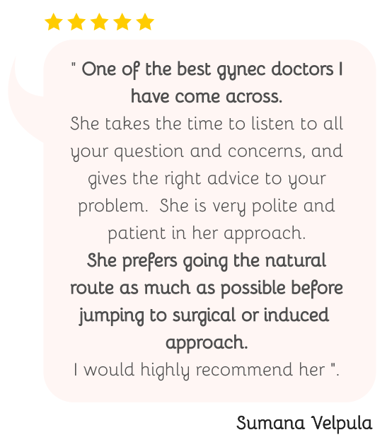 Anusha Women & Fertility center, Testimonial 8